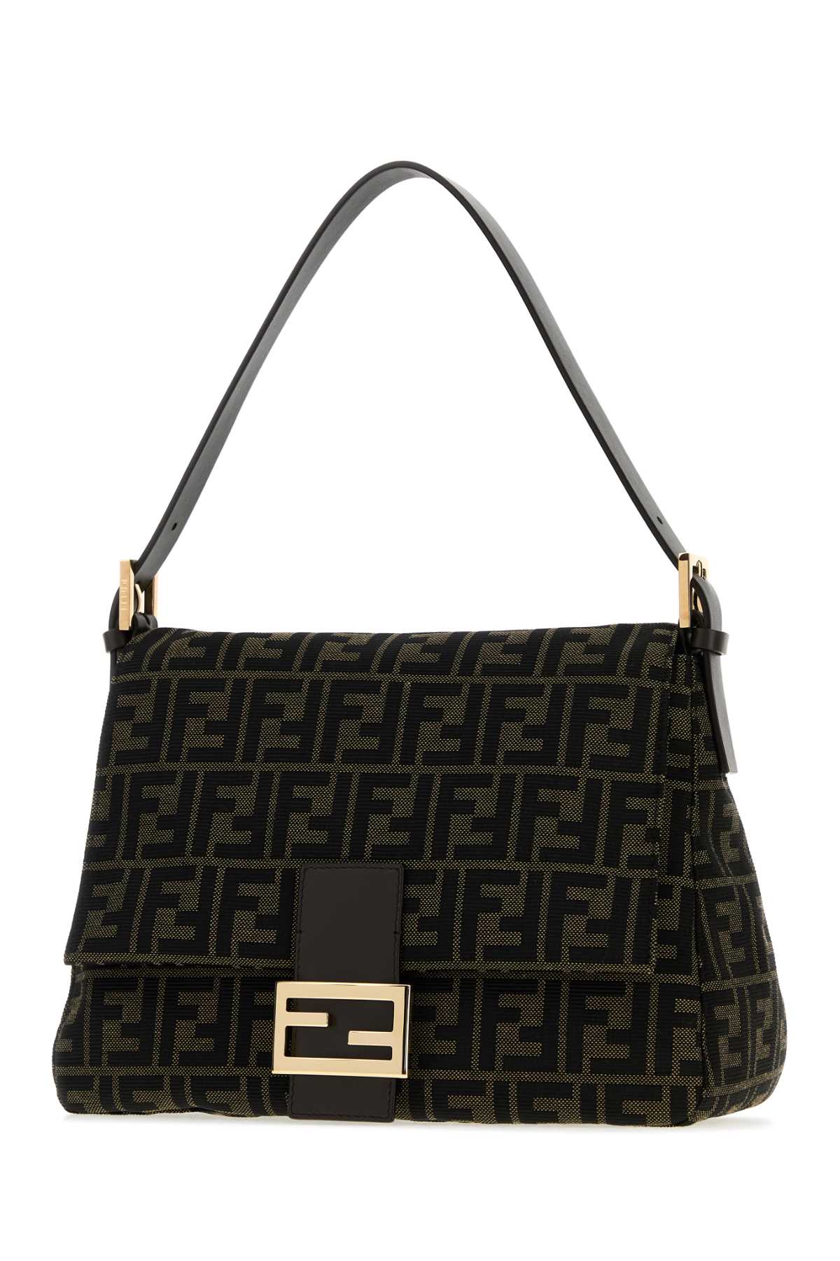 Fendi Women Embroidered Jacquard Flap 26235 Shoulder Bag FENDI