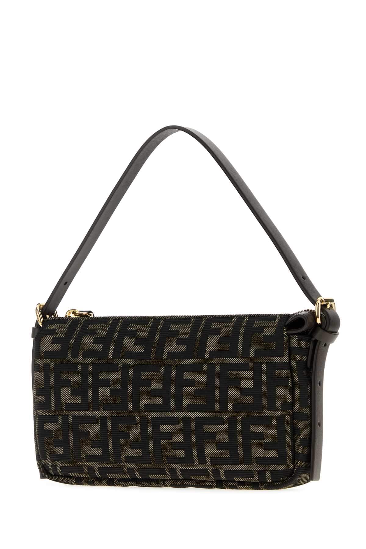 Fendi Women Embroidered Jacquard Small Handbag FENDI