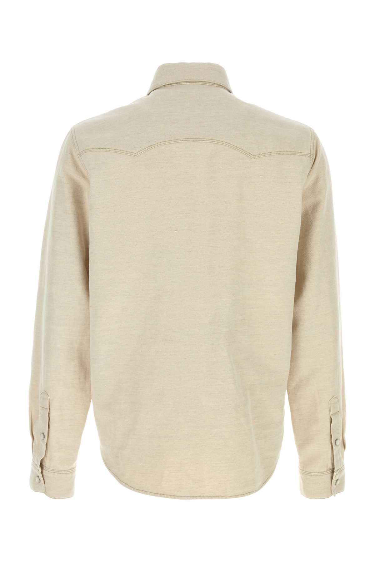 Fendi Men Sand Denim Shirt FENDI