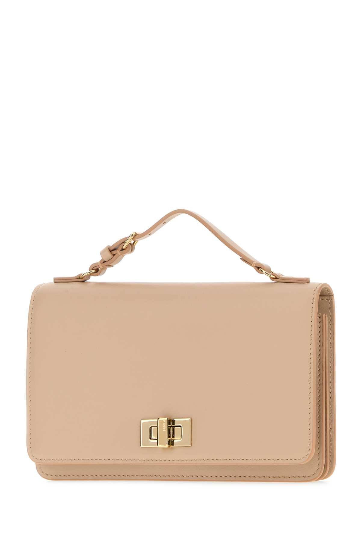 Fendi Women Antiqued Pink Leather Peekaboo Wallet FENDI
