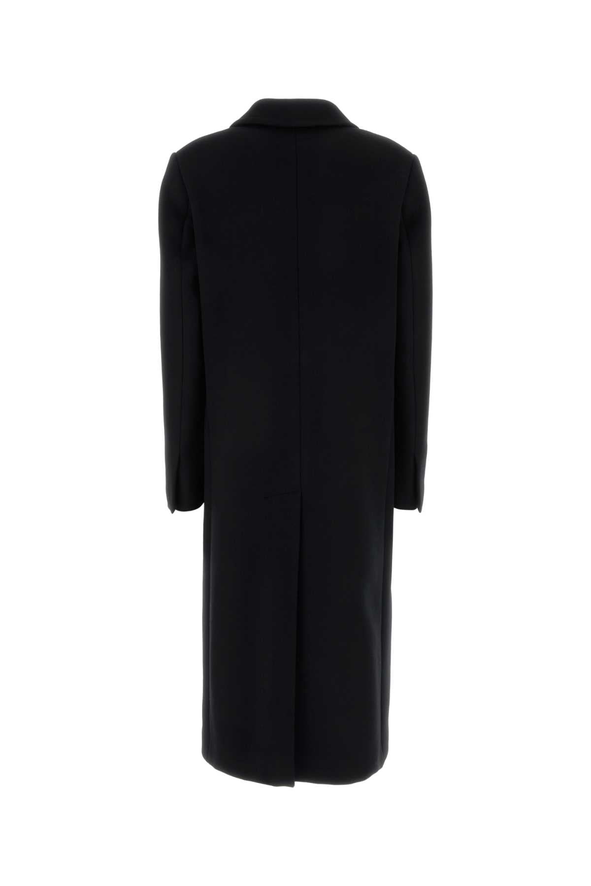 Fendi Women Black Wool Blend Coat FENDI