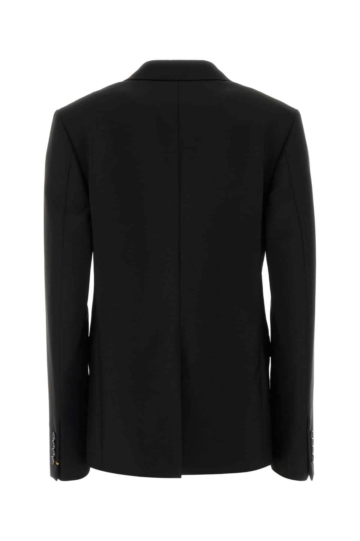 Fendi Women Black Mohair Blend Blazer FENDI