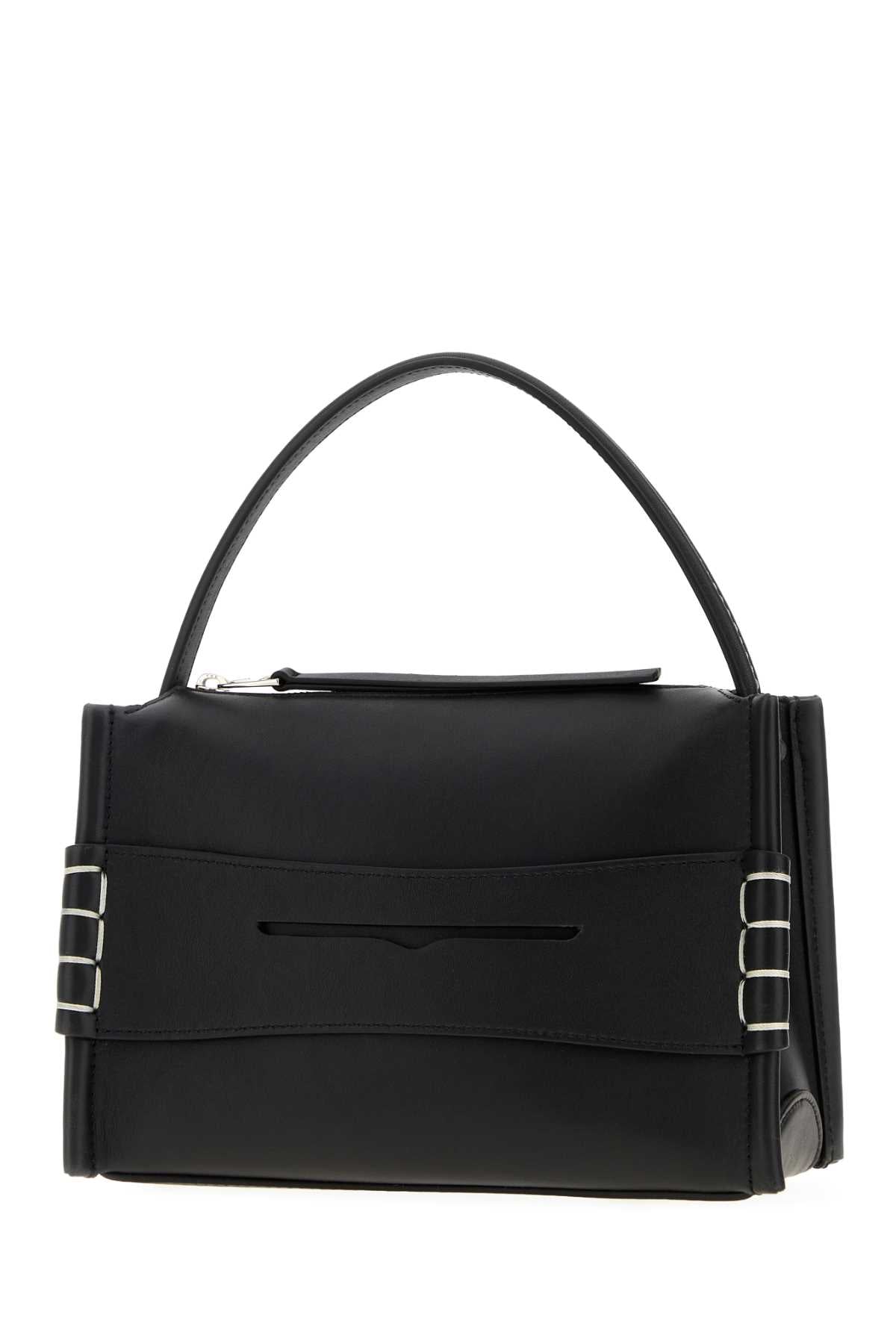 Jw Anderson Women Black Leather Small Loafer Handbag J.W. ANDERSON