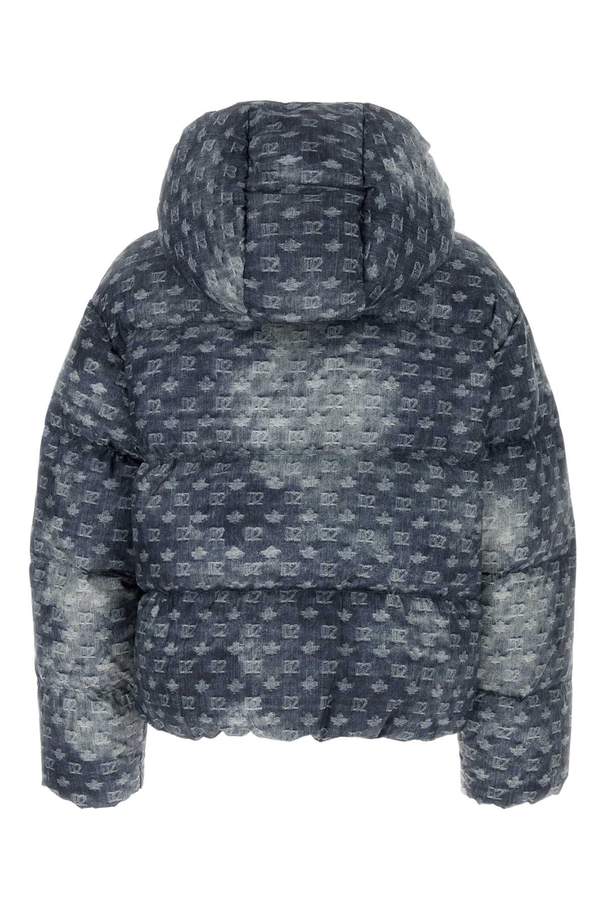 Dsquared Men Printed Polyester Down Jacket DSQUARED2