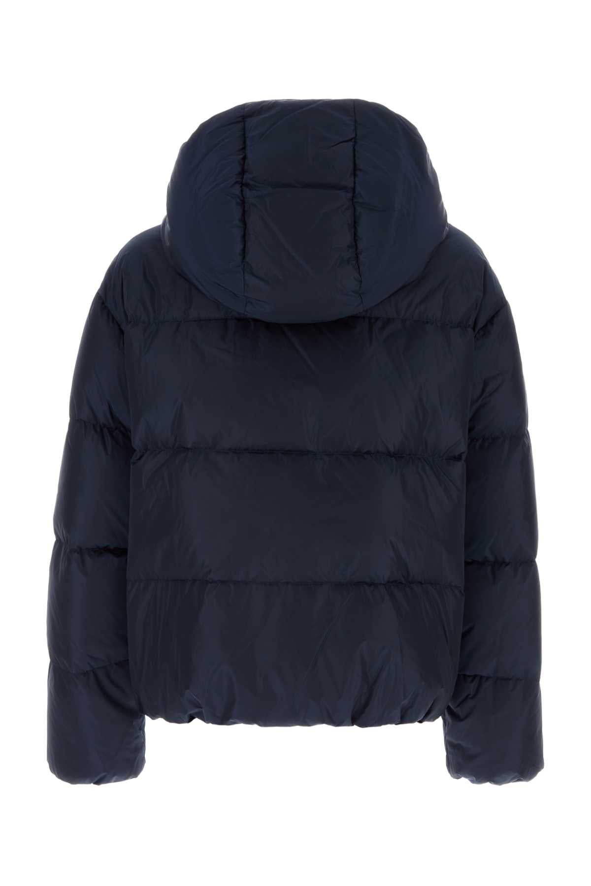Dsquared Men Navy Blue Nylon Down Jacket DSQUARED2