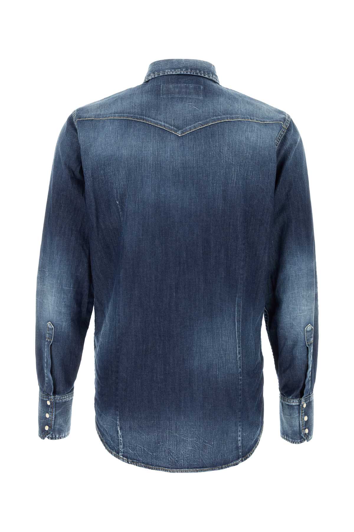 Dsquared Men Stretch Denim Shirt DSQUARED2