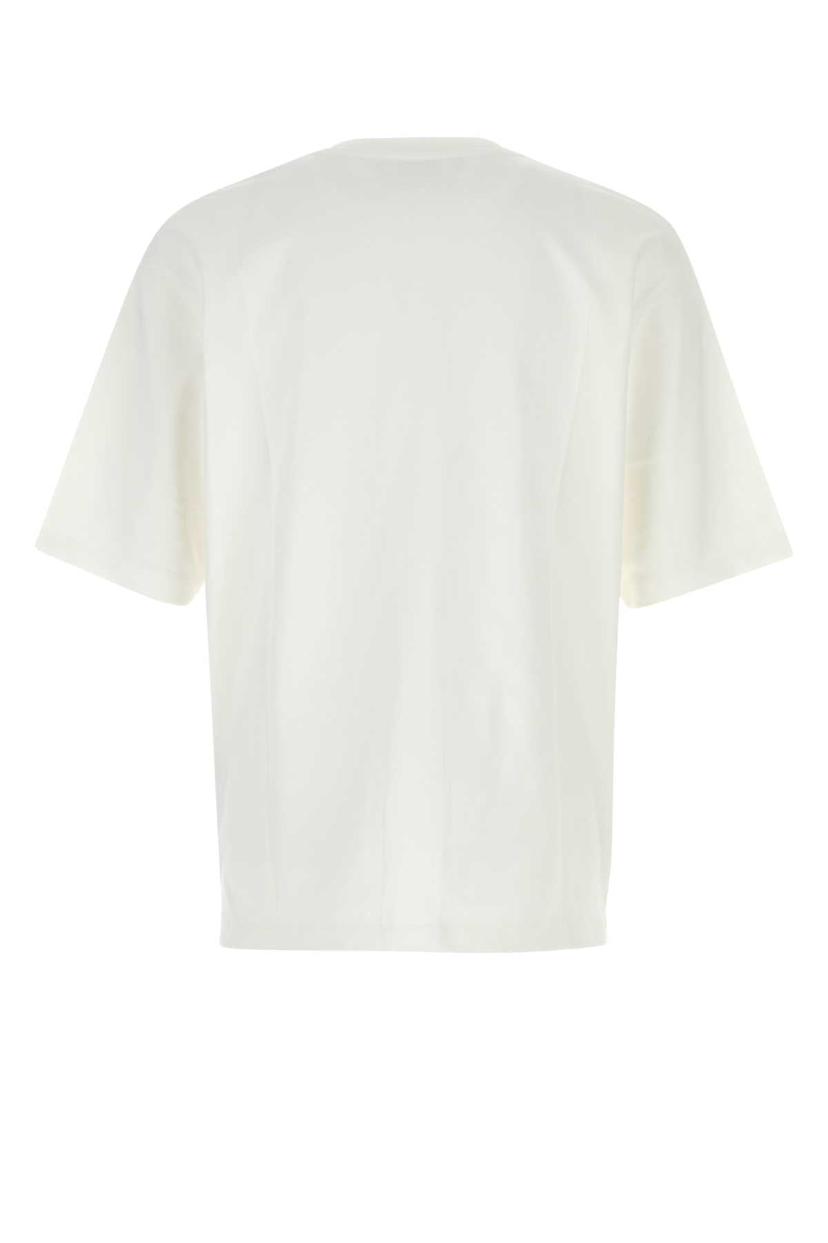 Dsquared Men White Cotton Oversize T-Shirt DSQUARED2