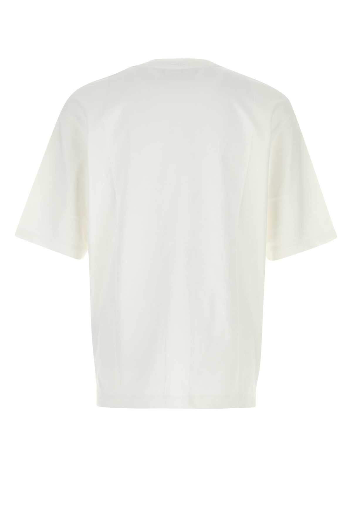 Dsquared Men White Cotton Oversize T-Shirt DSQUARED2