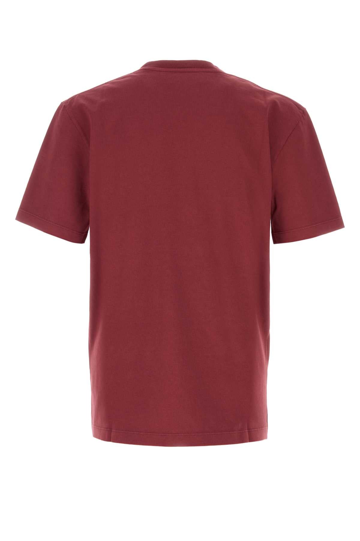 Dsquared Men Tyrian Purple Cotton T-Shirt DSQUARED2