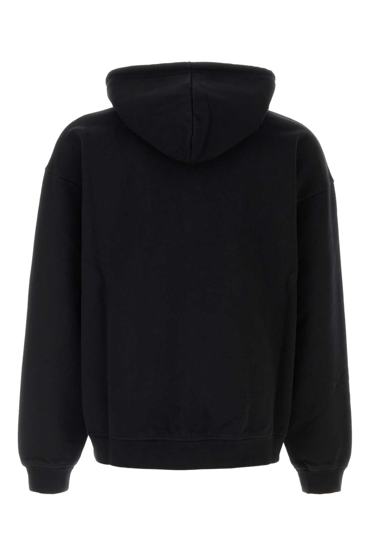 Dsquared Men Black Cotton Sweatshirt DSQUARED2