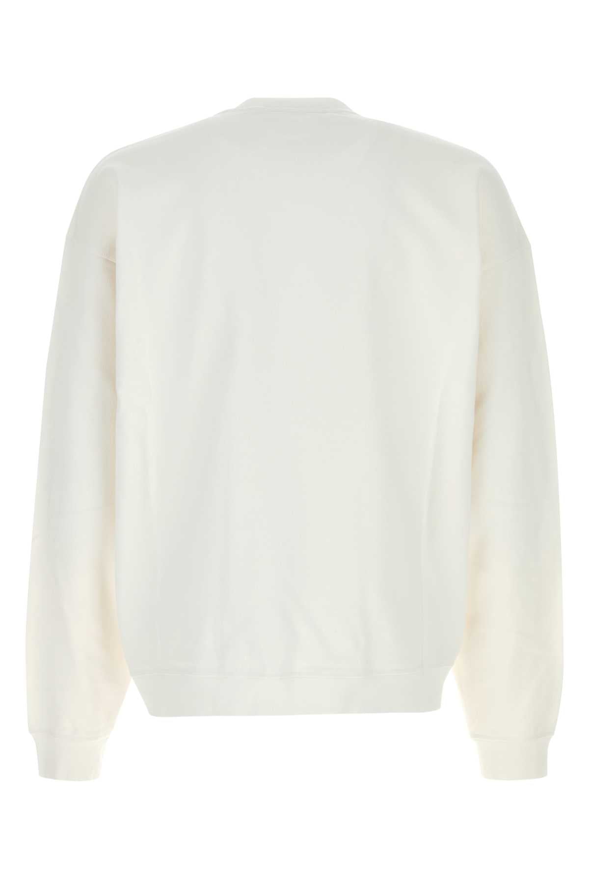 Dsquared Men White Cotton Sweatshirt DSQUARED2