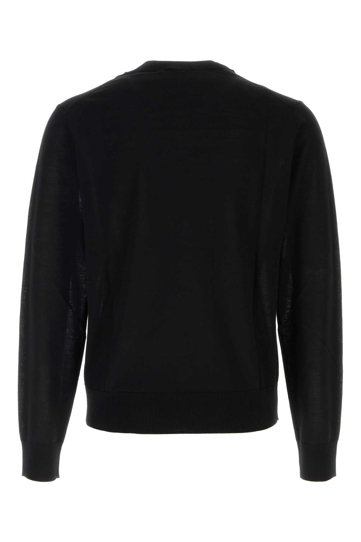 Dsquared Men Black Wool Sweater DSQUARED2