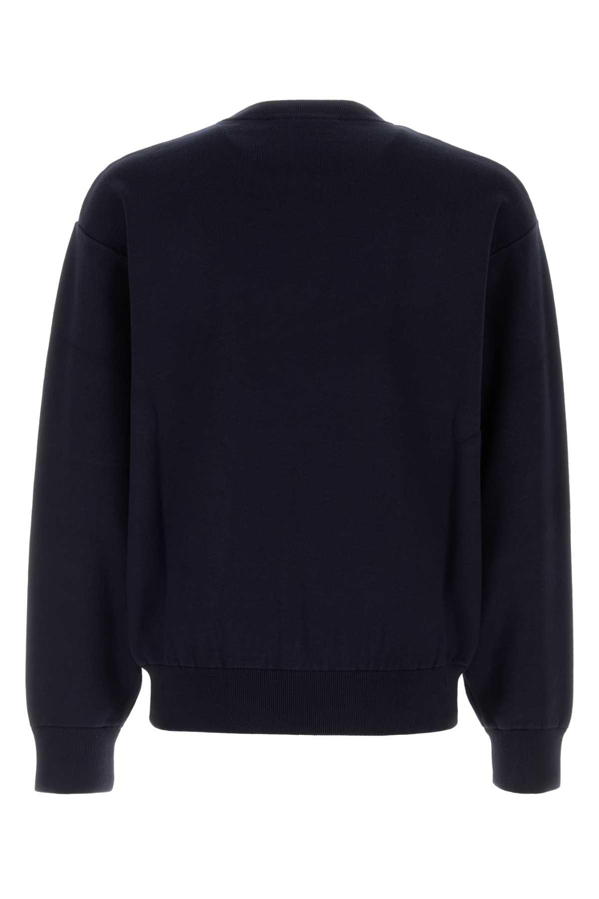 Dsquared Men Midnight Blue Viscose Blend Sweater DSQUARED2