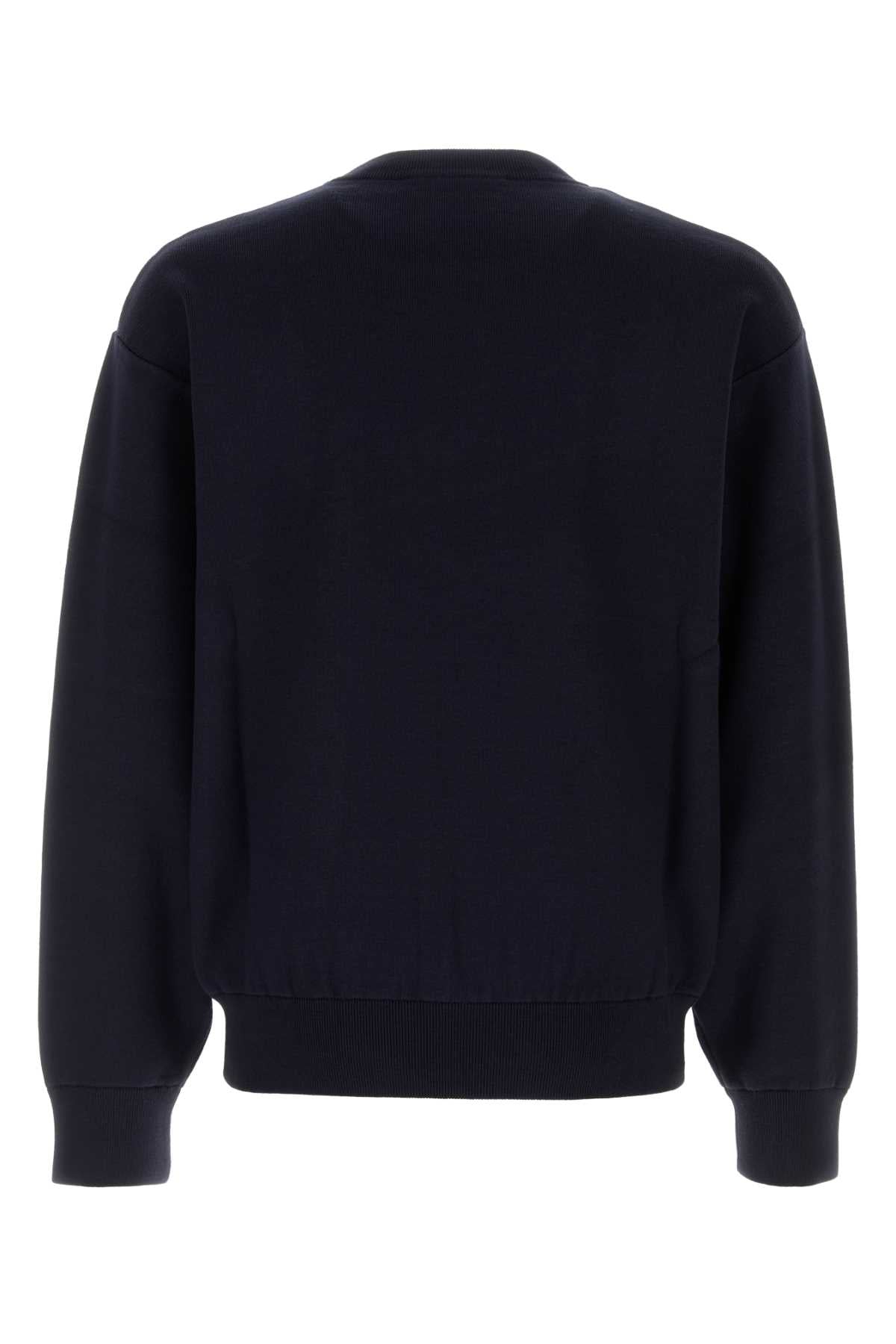 Dsquared Men Midnight Blue Viscose Blend Sweater DSQUARED2