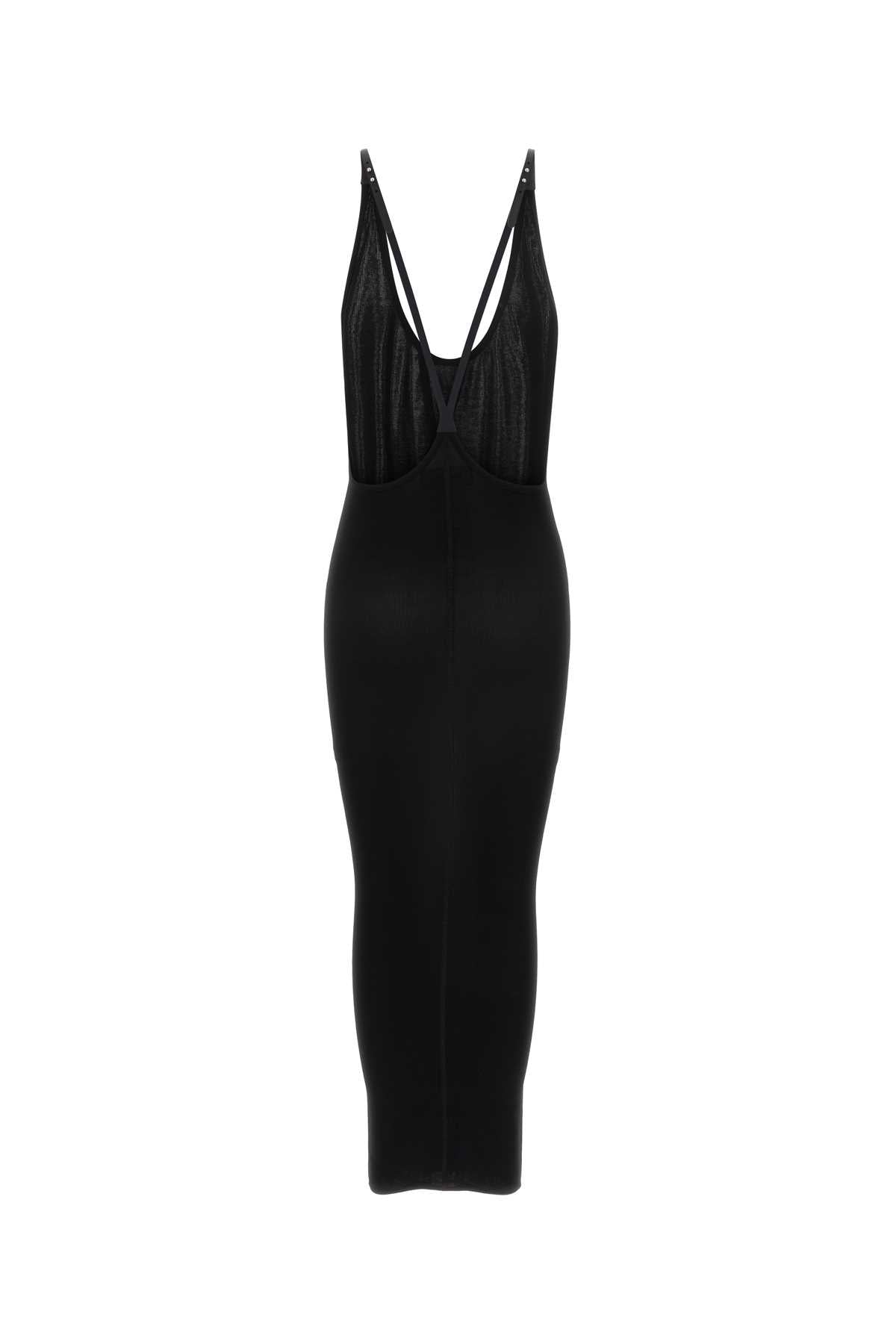 Dsquared Women Black Stretch Viscose Dress DSQUARED2