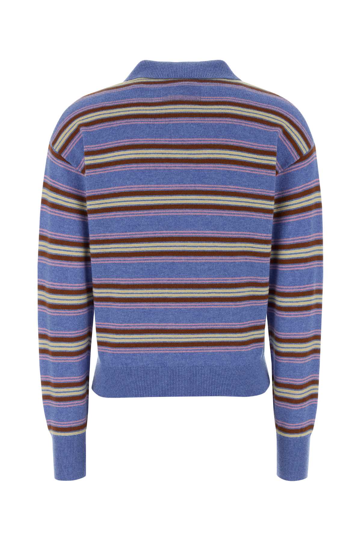 Guest In Residence Women Embroidered Cashmere Collegiate Polo Shirt GUEST IN RESIDENCE