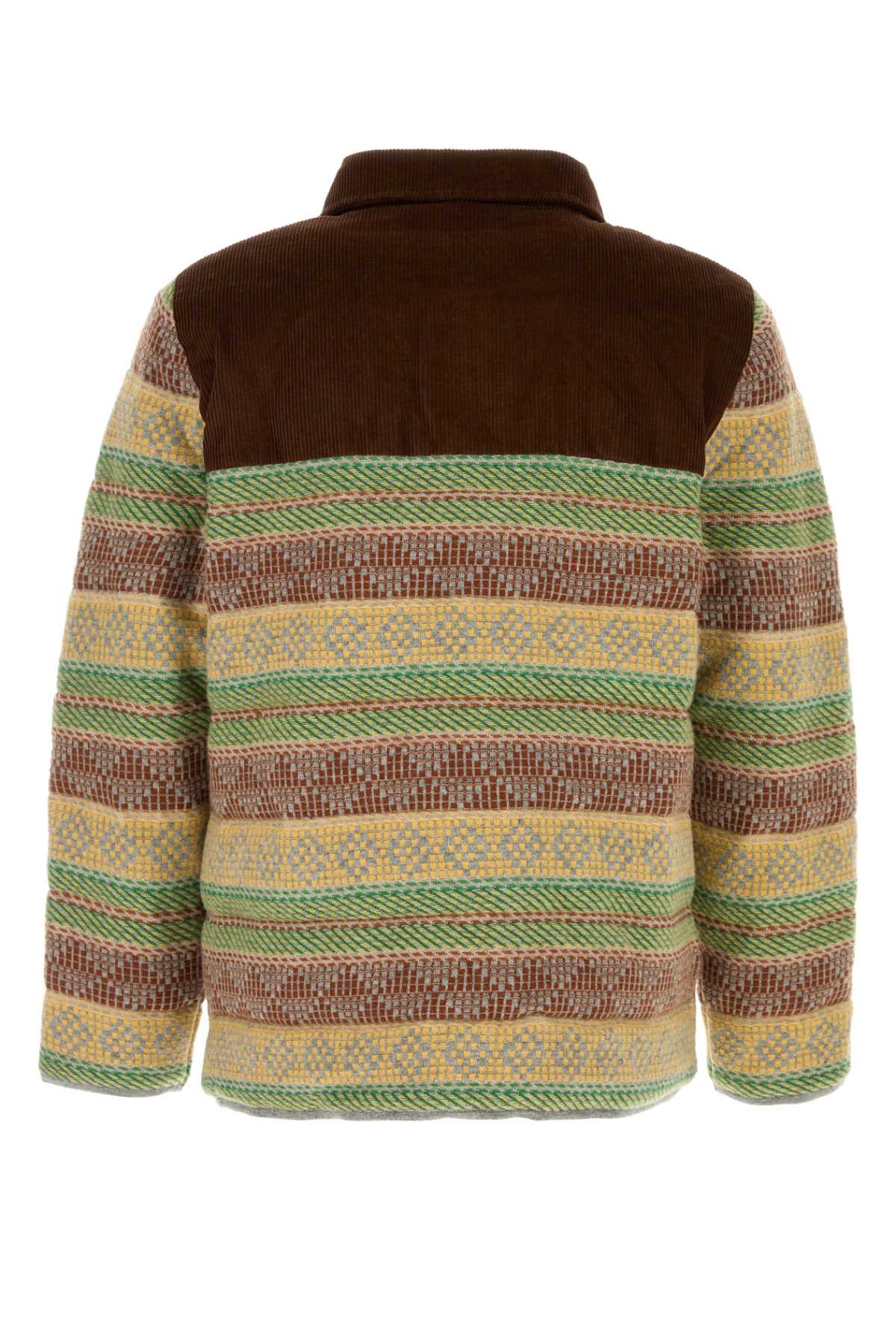 Guest In Residence Men Multicolor Wool Blend Western Industry Padded Jacket GUEST IN RESIDENCE