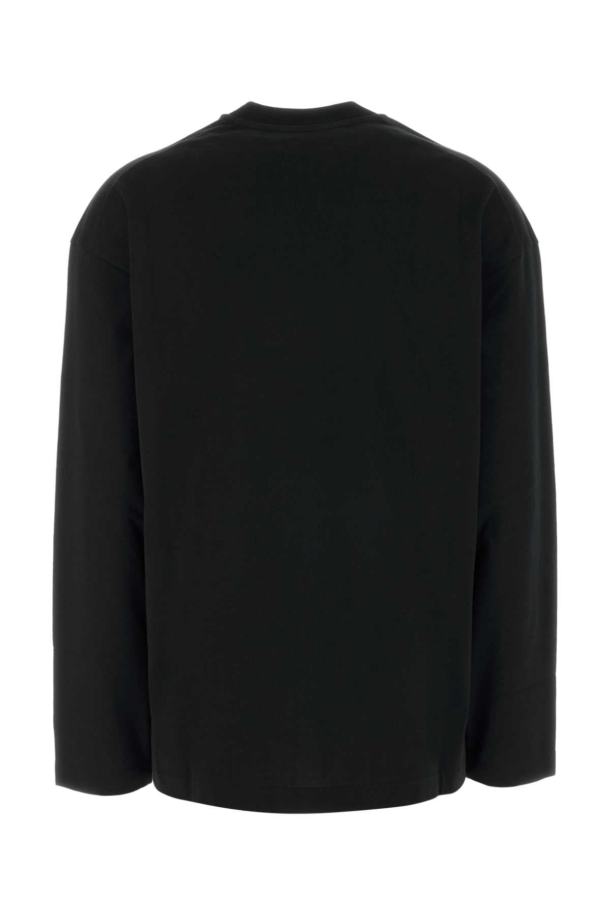 Jil Sander Women Black Cotton T-Shirt JIL SANDER