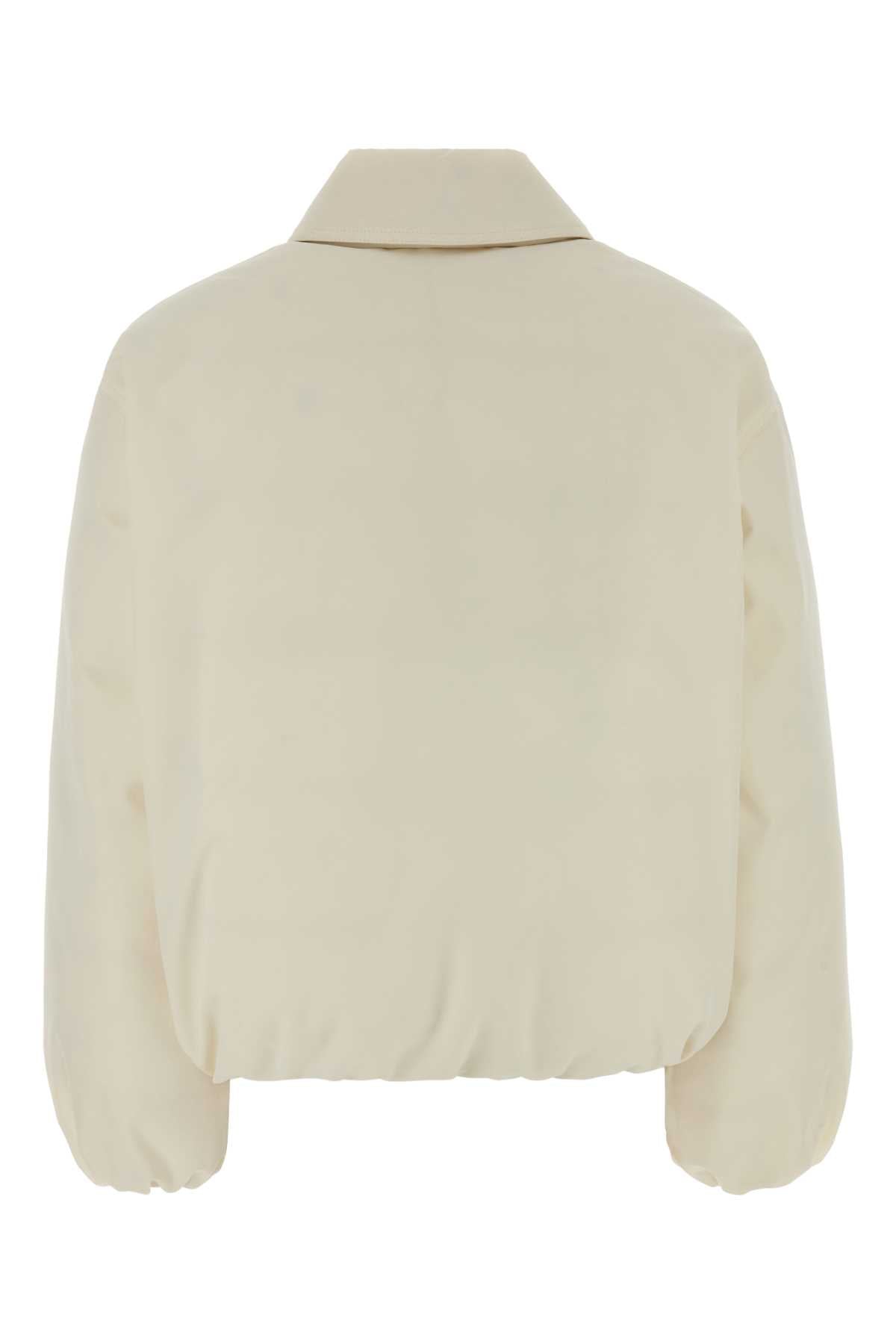 Jil Sander Women Ivory Polyester Down Jacket JIL SANDER
