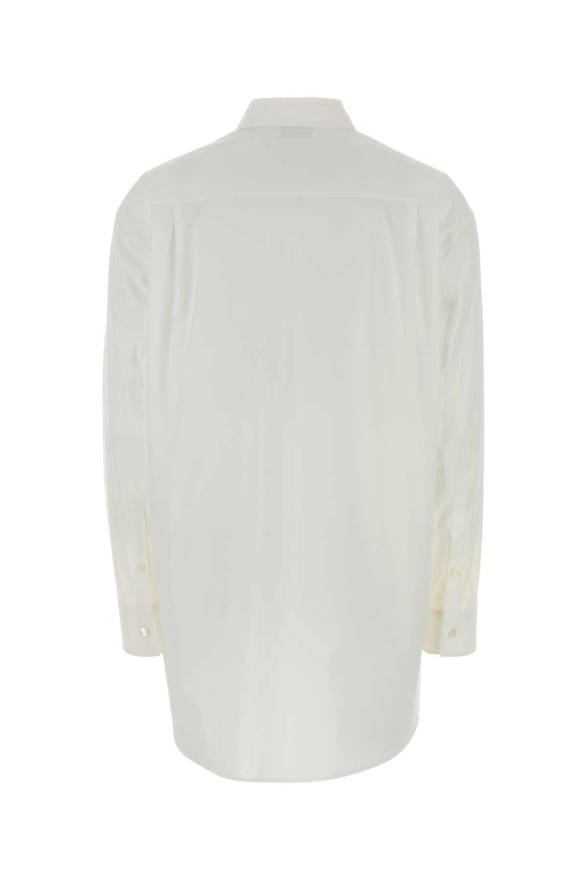 Jil Sander Women White Poplin Shirt JIL SANDER