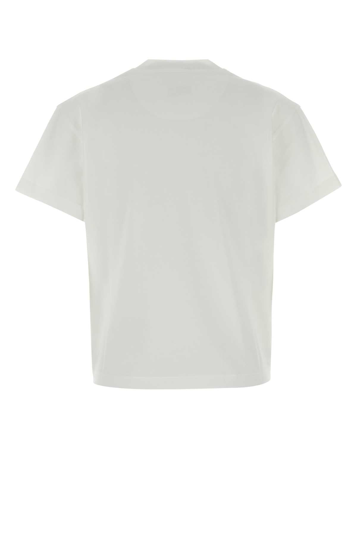 Jil Sander Women White Cotton T-Shirt JIL SANDER