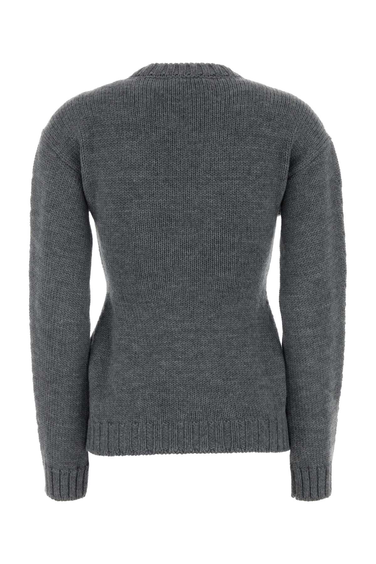 Jil Sander Women Grey Wool Sweater JIL SANDER
