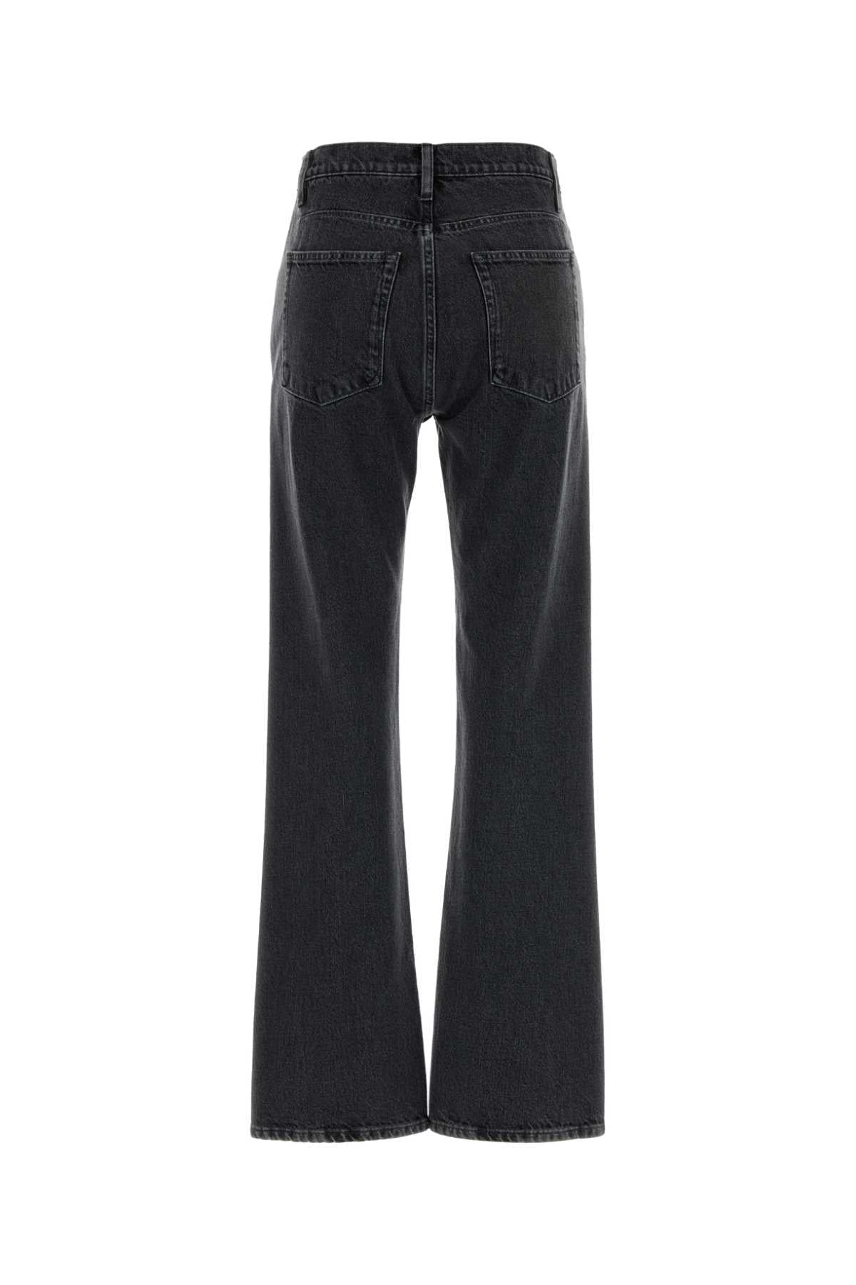 Jil Sander Women Dark Grey Denim Jeans JIL SANDER