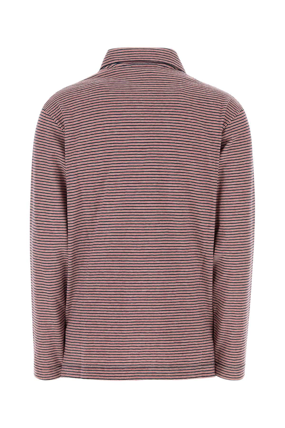Jil Sander Women Embroidered Cotton Oversize Polo Shirt JIL SANDER