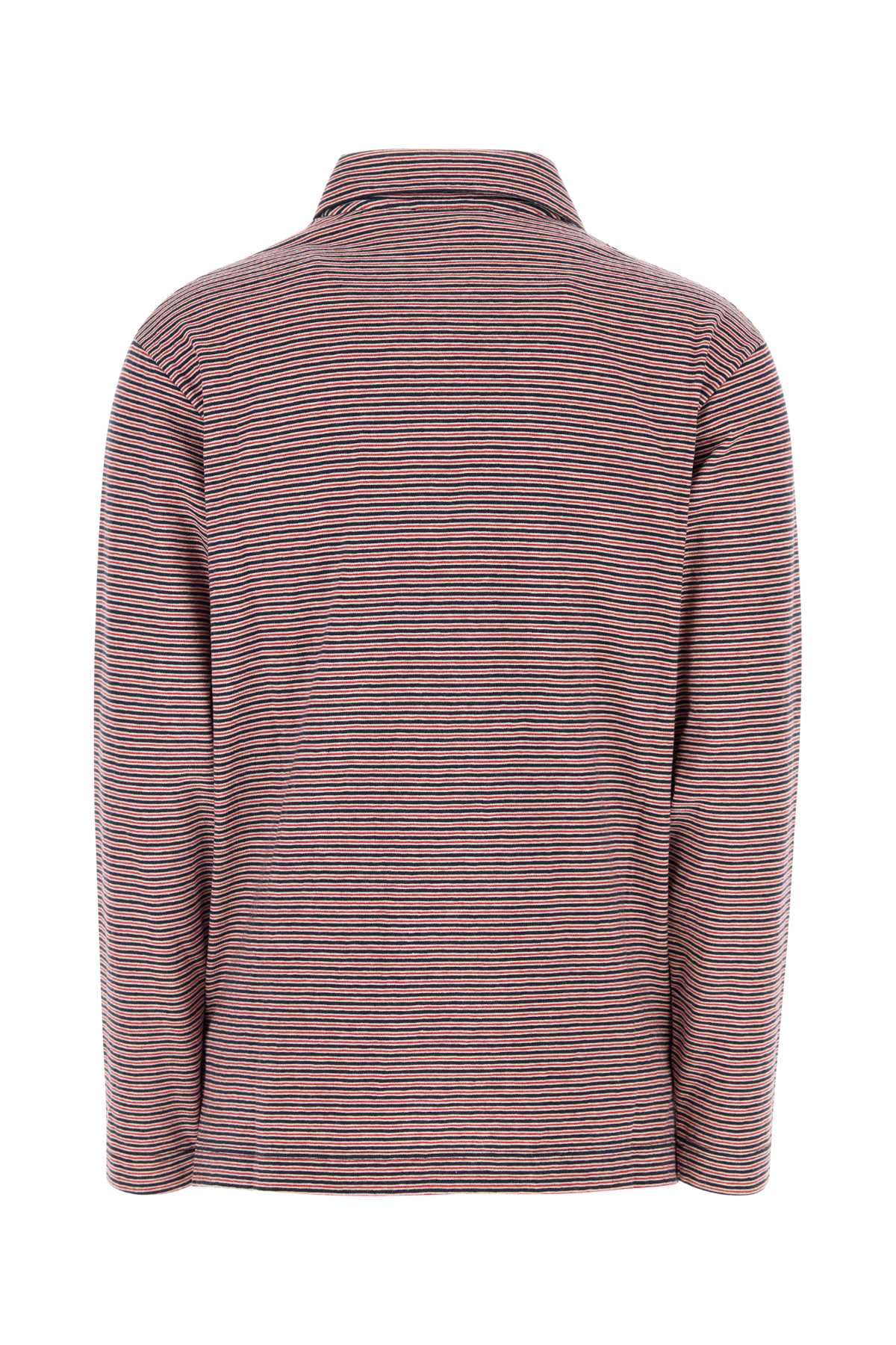 Jil Sander Women Embroidered Cotton Oversize Polo Shirt JIL SANDER