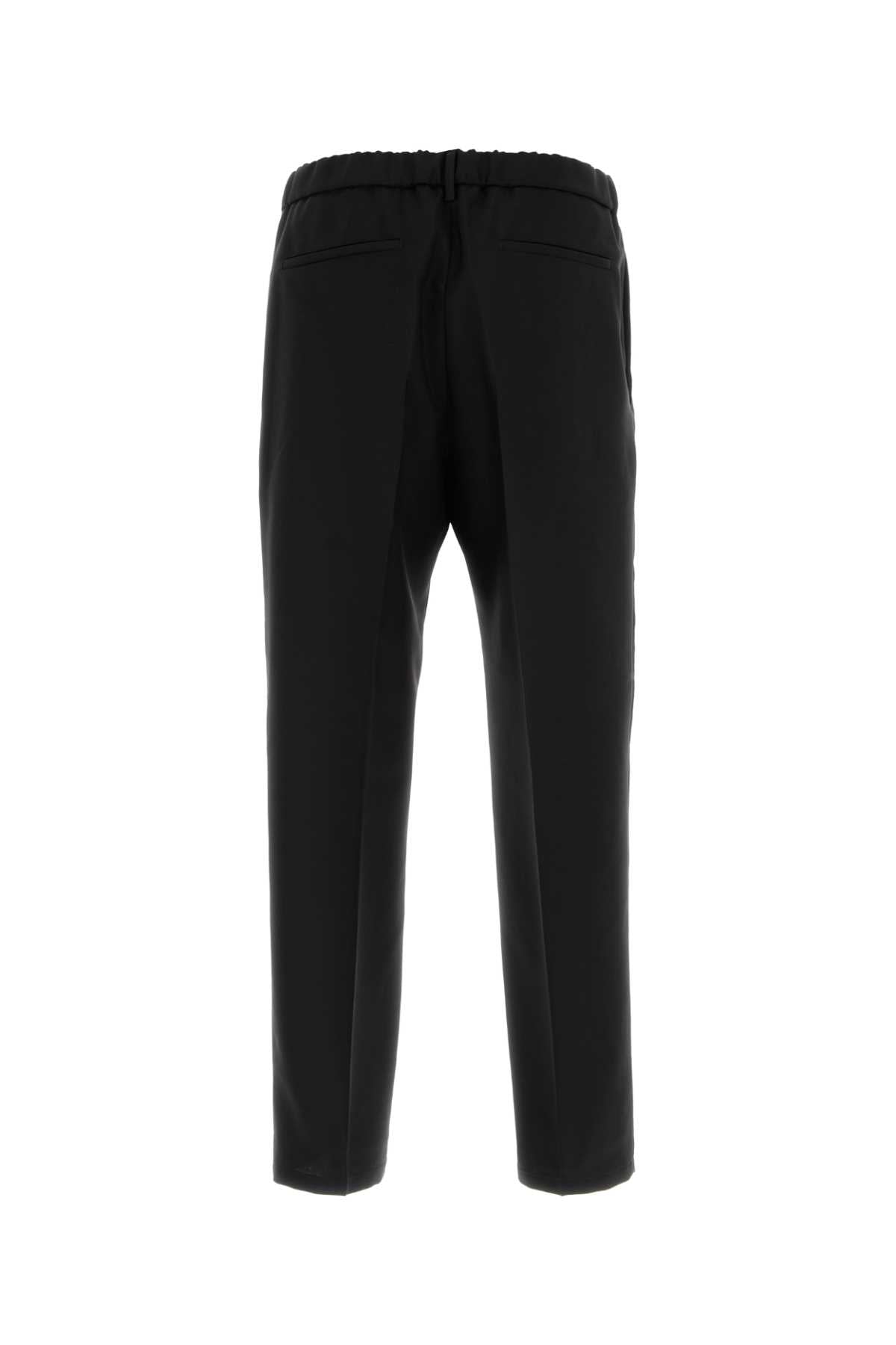 Jil Sander Men Black Wool Blend Pant JIL SANDER
