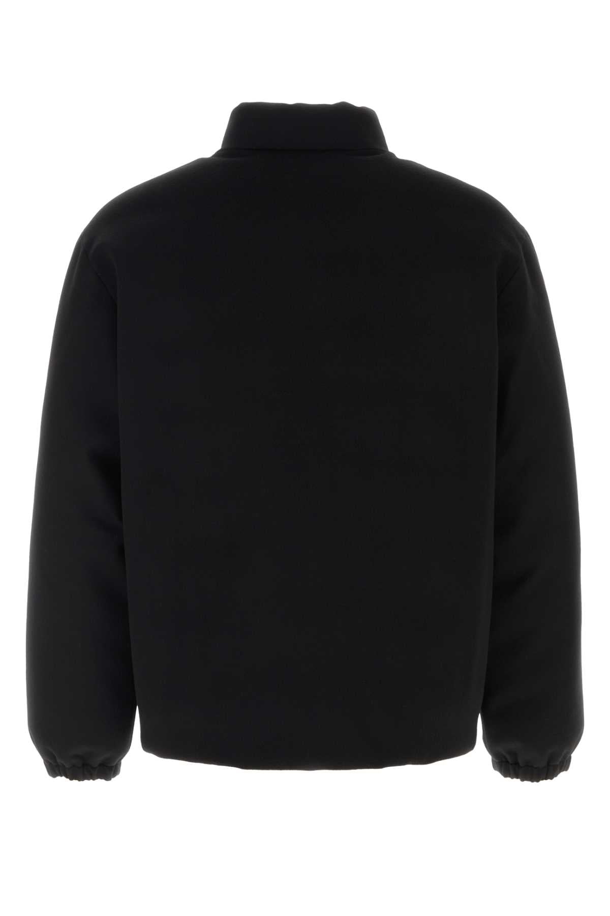 Jil Sander Men Black Wool Down Jacket JIL SANDER