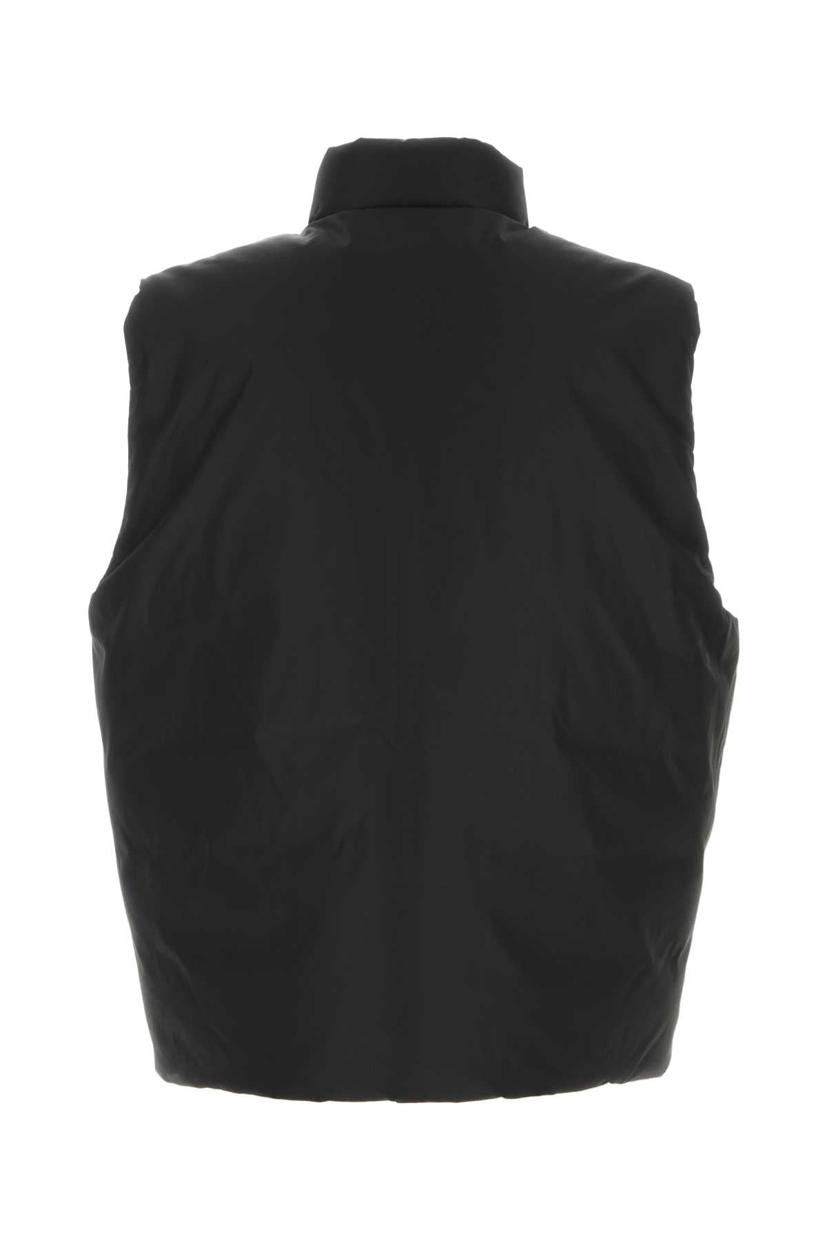 Jil Sander Men Black Polyester Sleeveless Down Jacket JIL SANDER