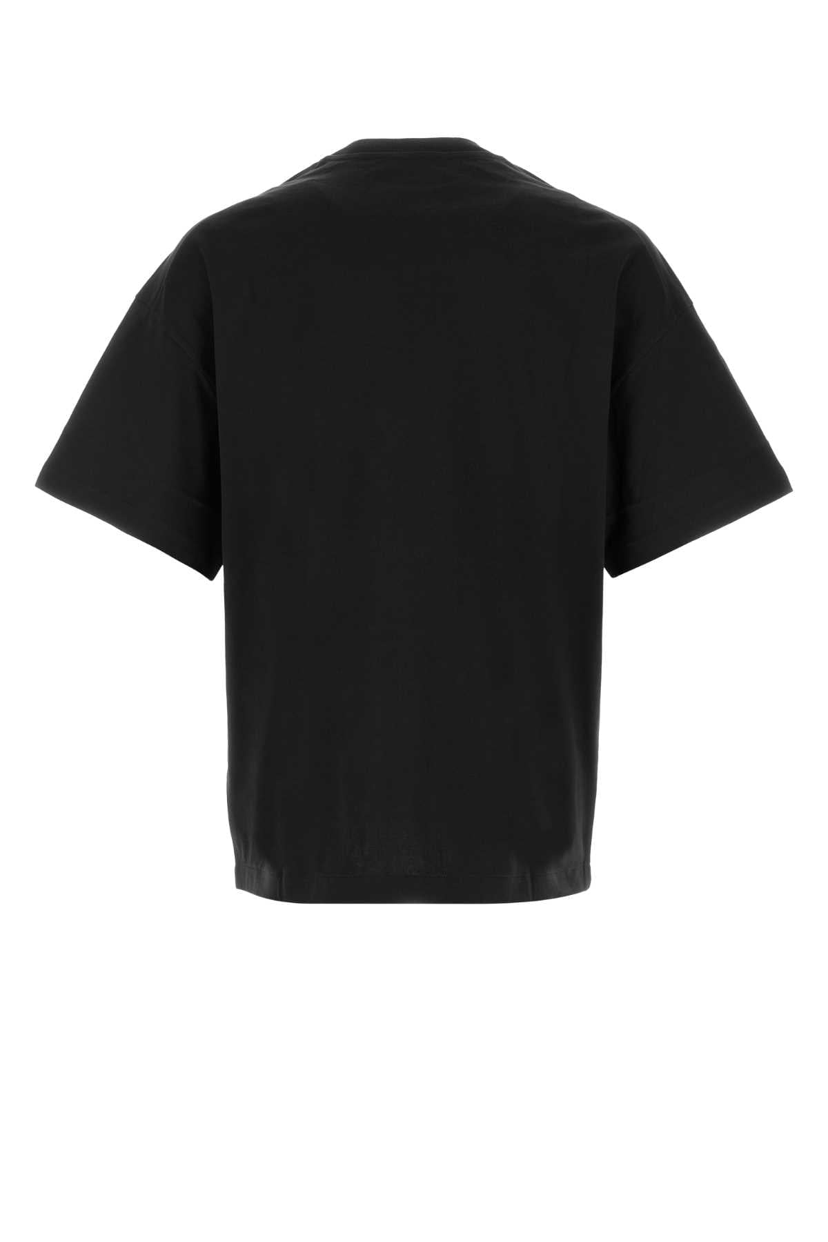 Jil Sander Men Black Cotton T-Shirt JIL SANDER