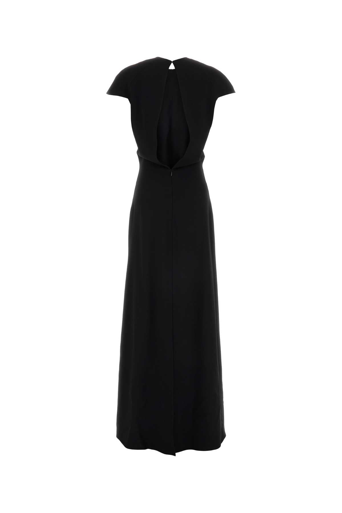 Jil Sander Women Black Sable Long Dress JIL SANDER