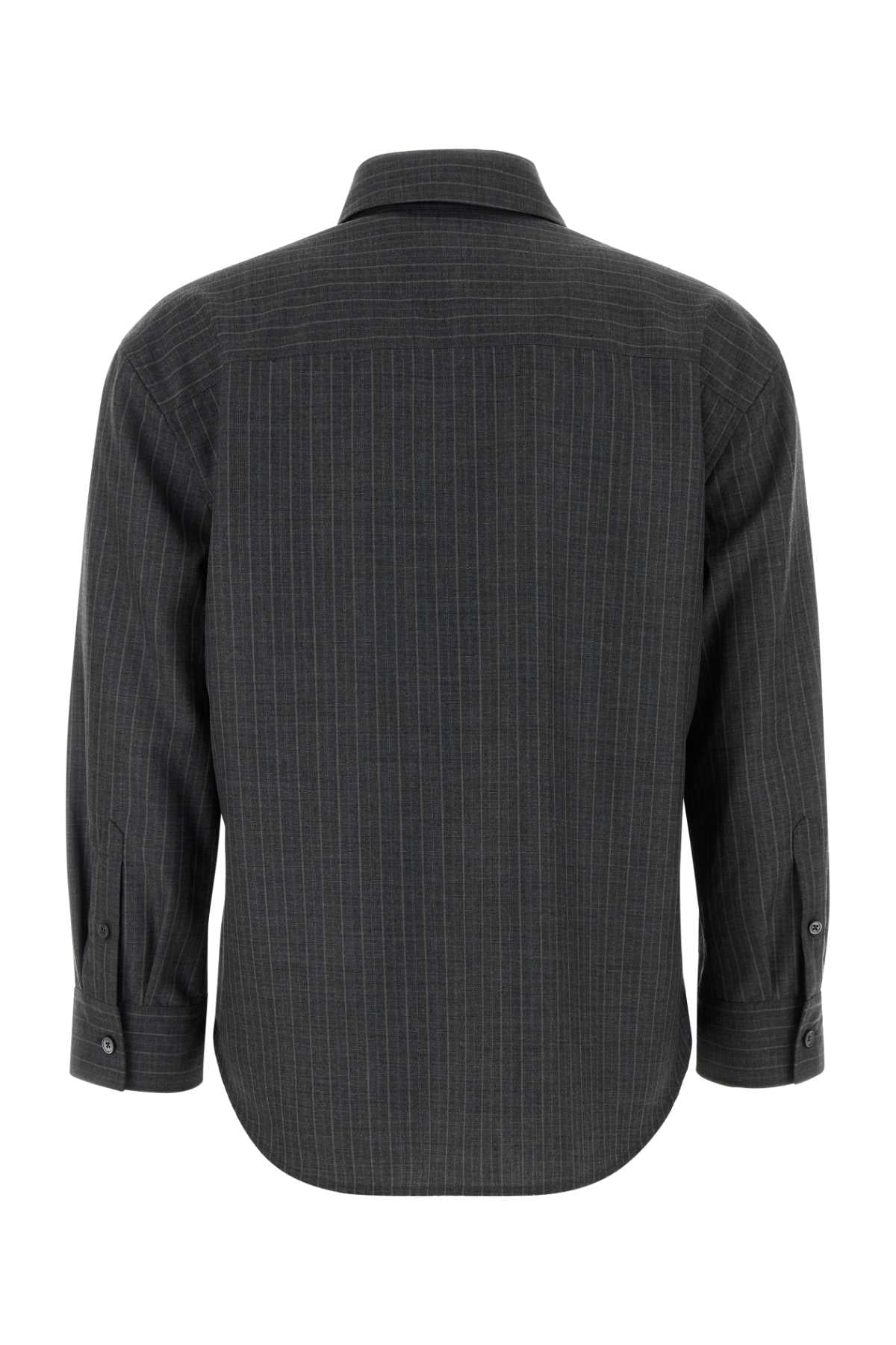 Jil Sander Women Embroidered Wool Shirt JIL SANDER