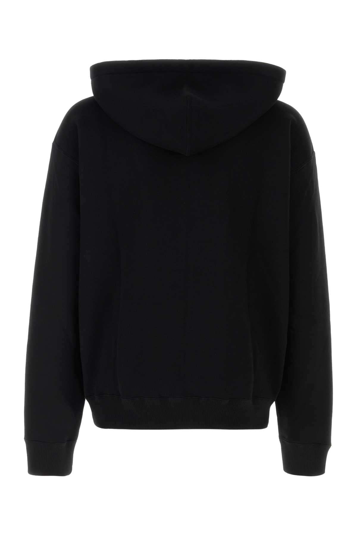 Jil Sander Men Black Cotton Sweatshirt JIL SANDER