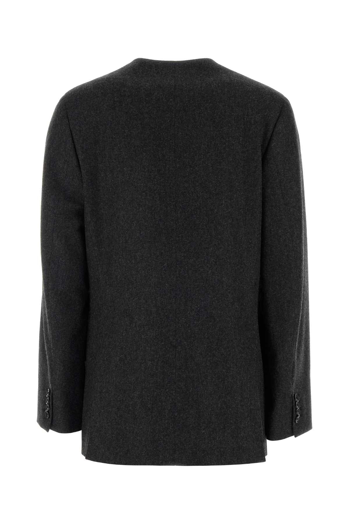 Jil Sander Women Charcoal Wool Blazer JIL SANDER