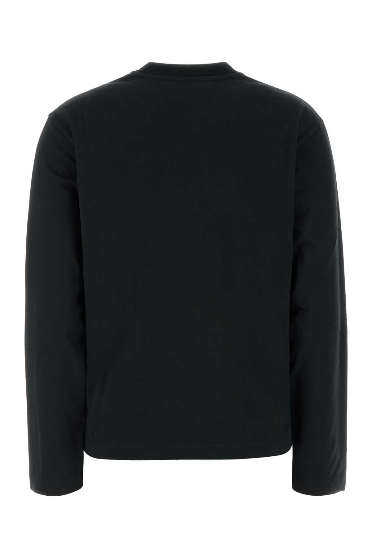 Jil Sander Women Black Cotton T-Shirt JIL SANDER