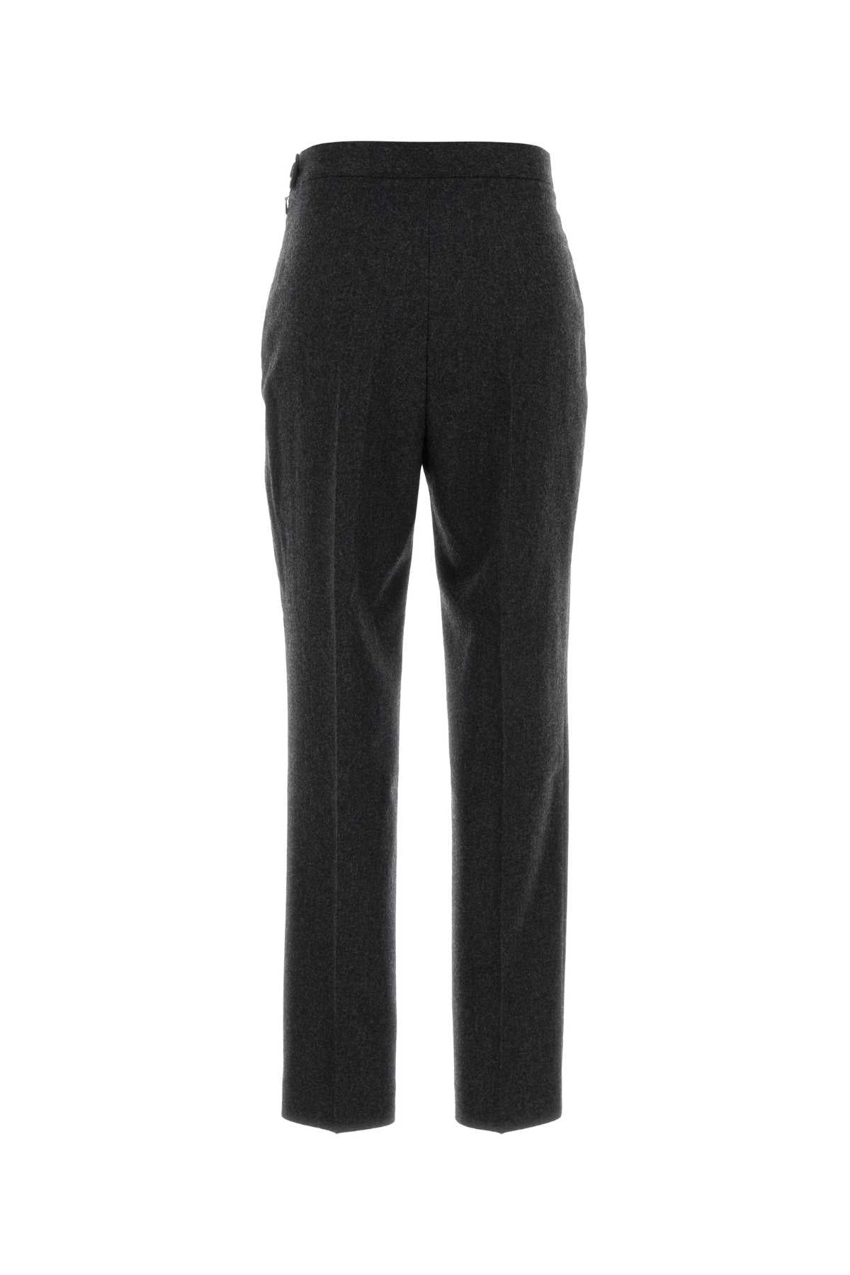 Jil Sander Women Dark Grey Wool Pant JIL SANDER