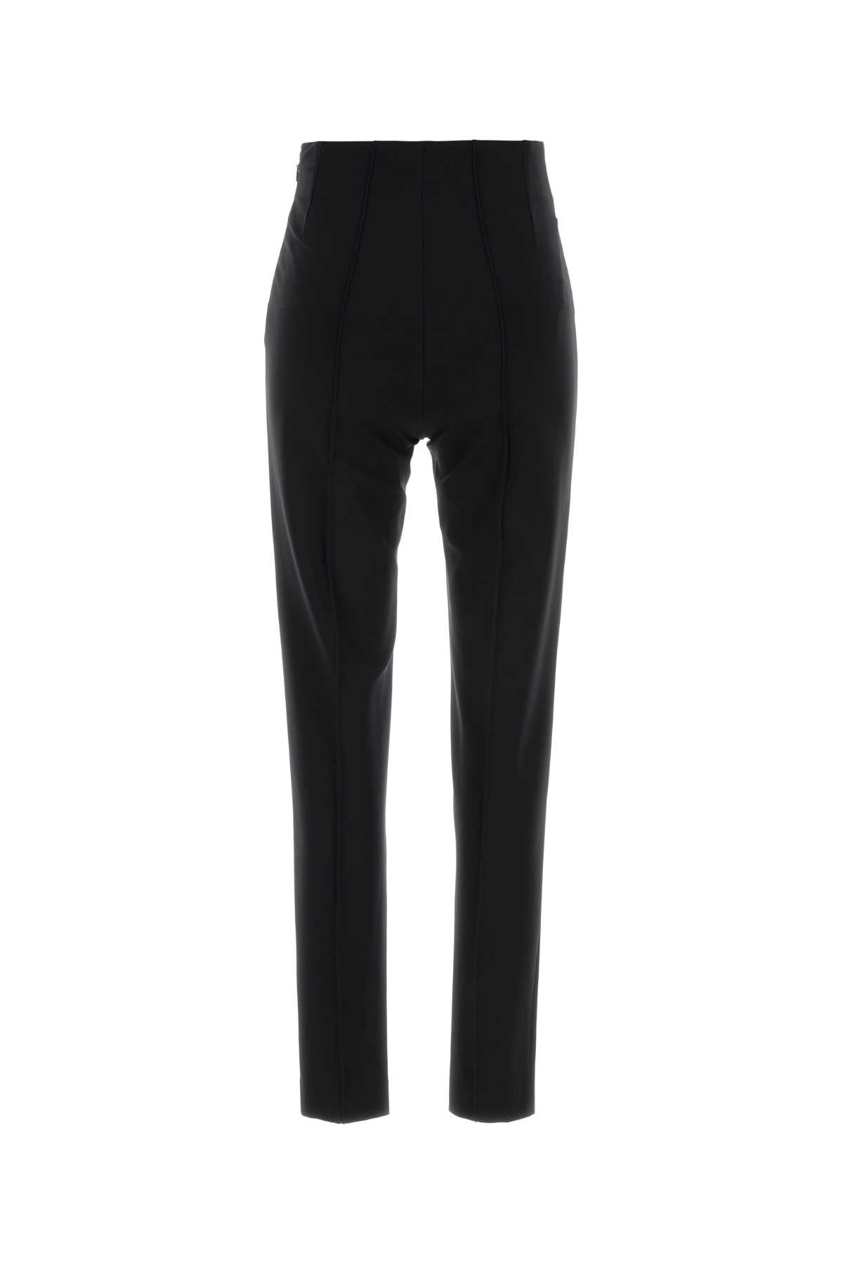 Jil Sander Women Black Stretch Jersey Pant JIL SANDER