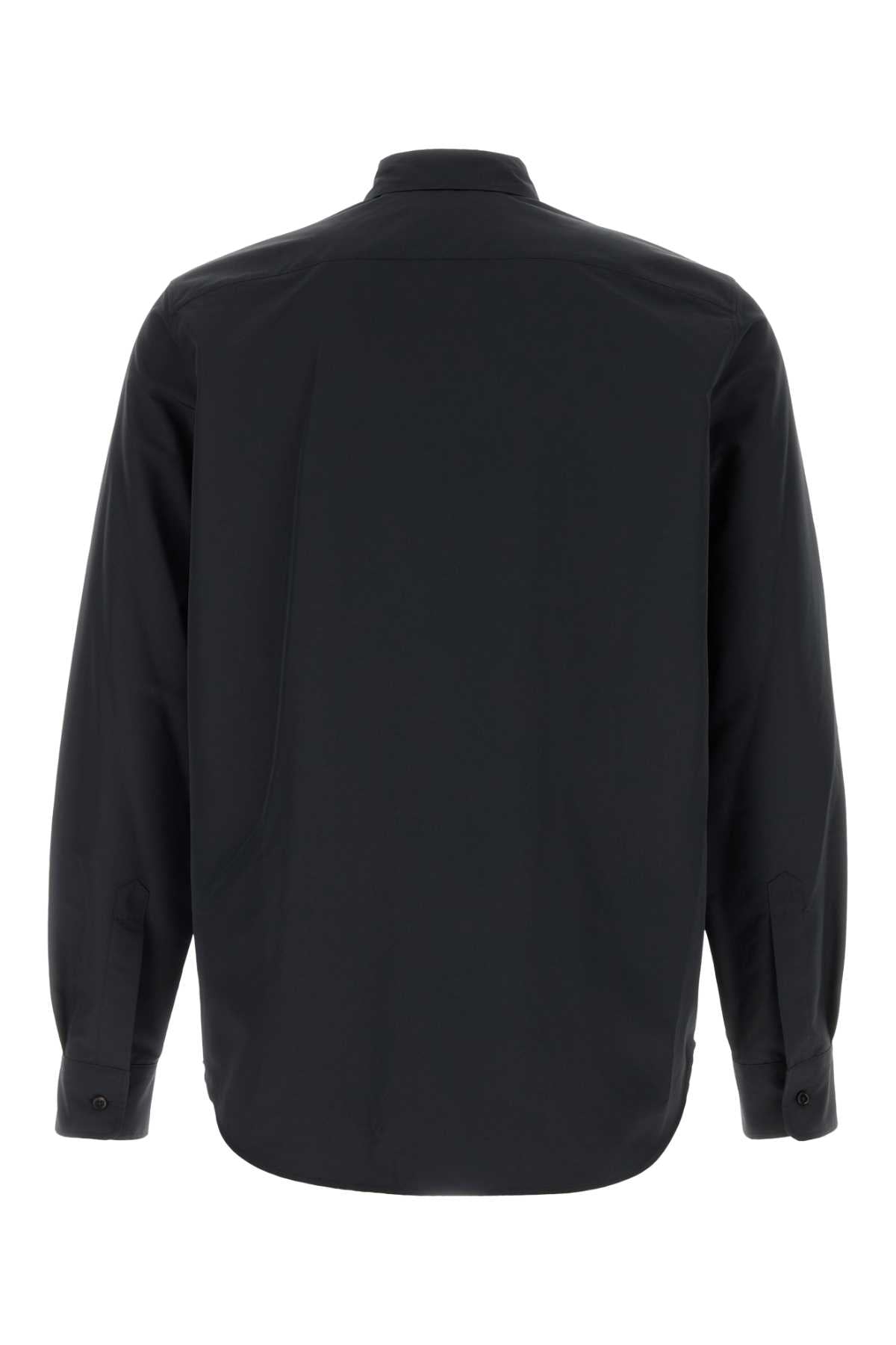Jil Sander Men Black Polyester Shirt JIL SANDER