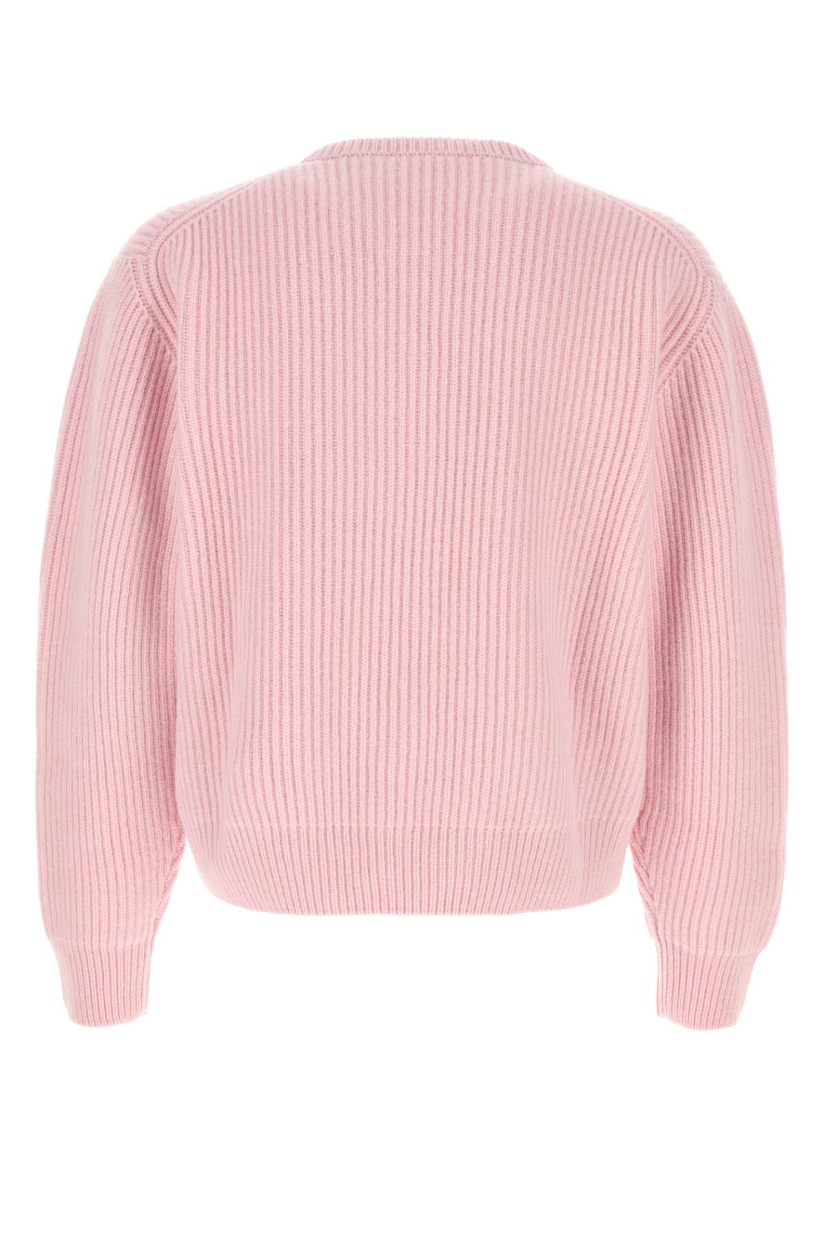 Jil Sander Men Pink Wool Sweater JIL SANDER