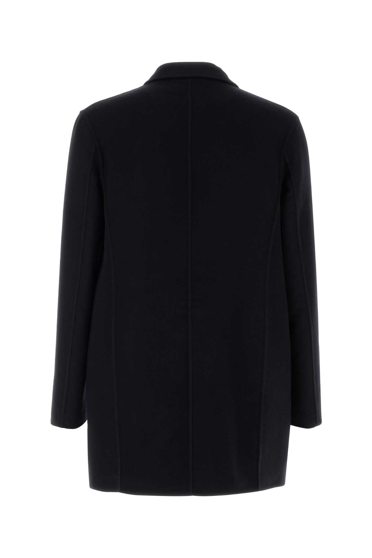 Jil Sander Men Midnight Blue Cashmere Blend Coat JIL SANDER