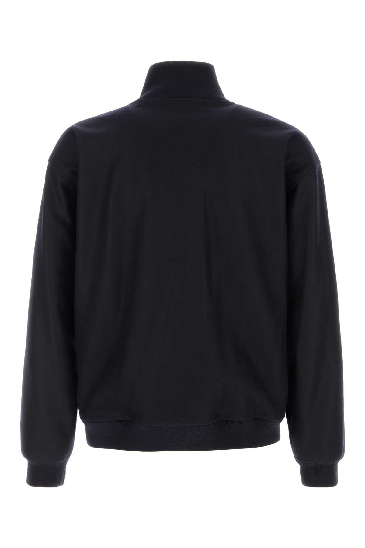 Jil Sander Men Midnight Blue Wool Jacket JIL SANDER