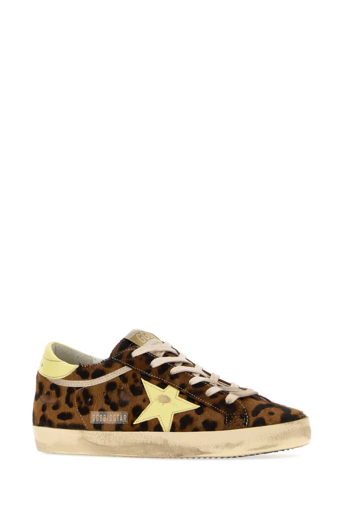 Golden Goose Deluxe Brand Women Printed Calf Hair Super-Star Sneakers GOLDEN GOOSE