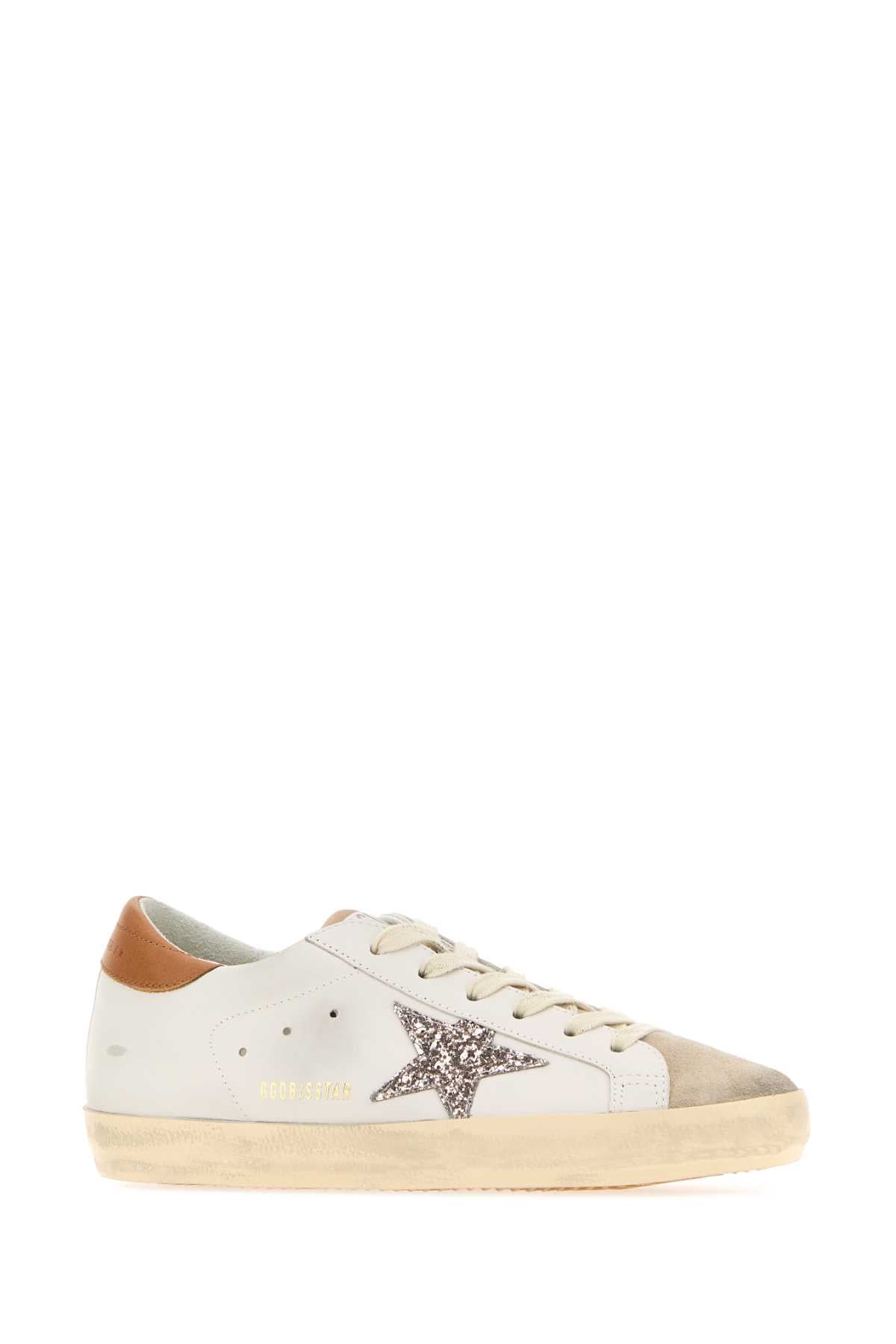 Golden Goose Deluxe Brand Women White Leather Super-Star Sneakers GOLDEN GOOSE