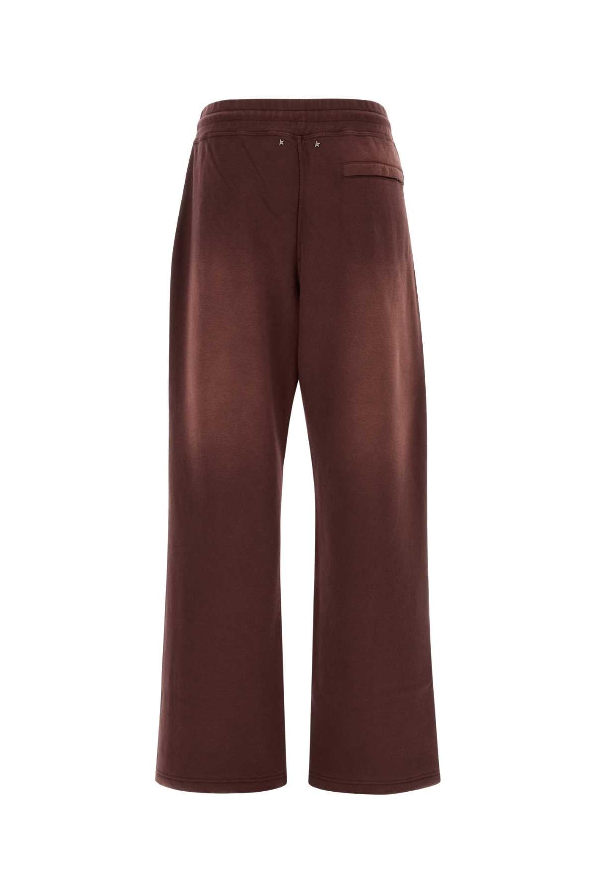 Golden Goose Deluxe Brand Women Burgundy Cotton Joggers GOLDEN GOOSE