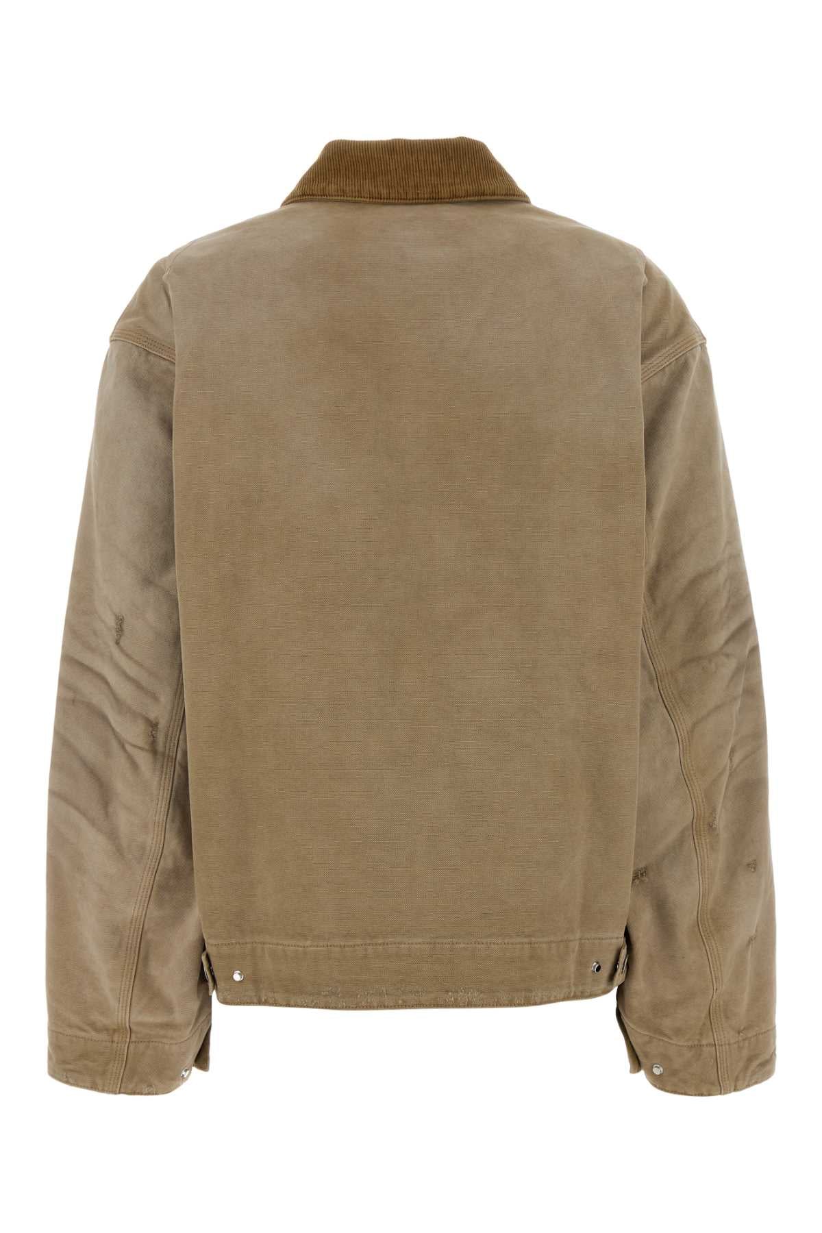 Golden Goose Deluxe Brand Women Beige Cotton Jacket GOLDEN GOOSE