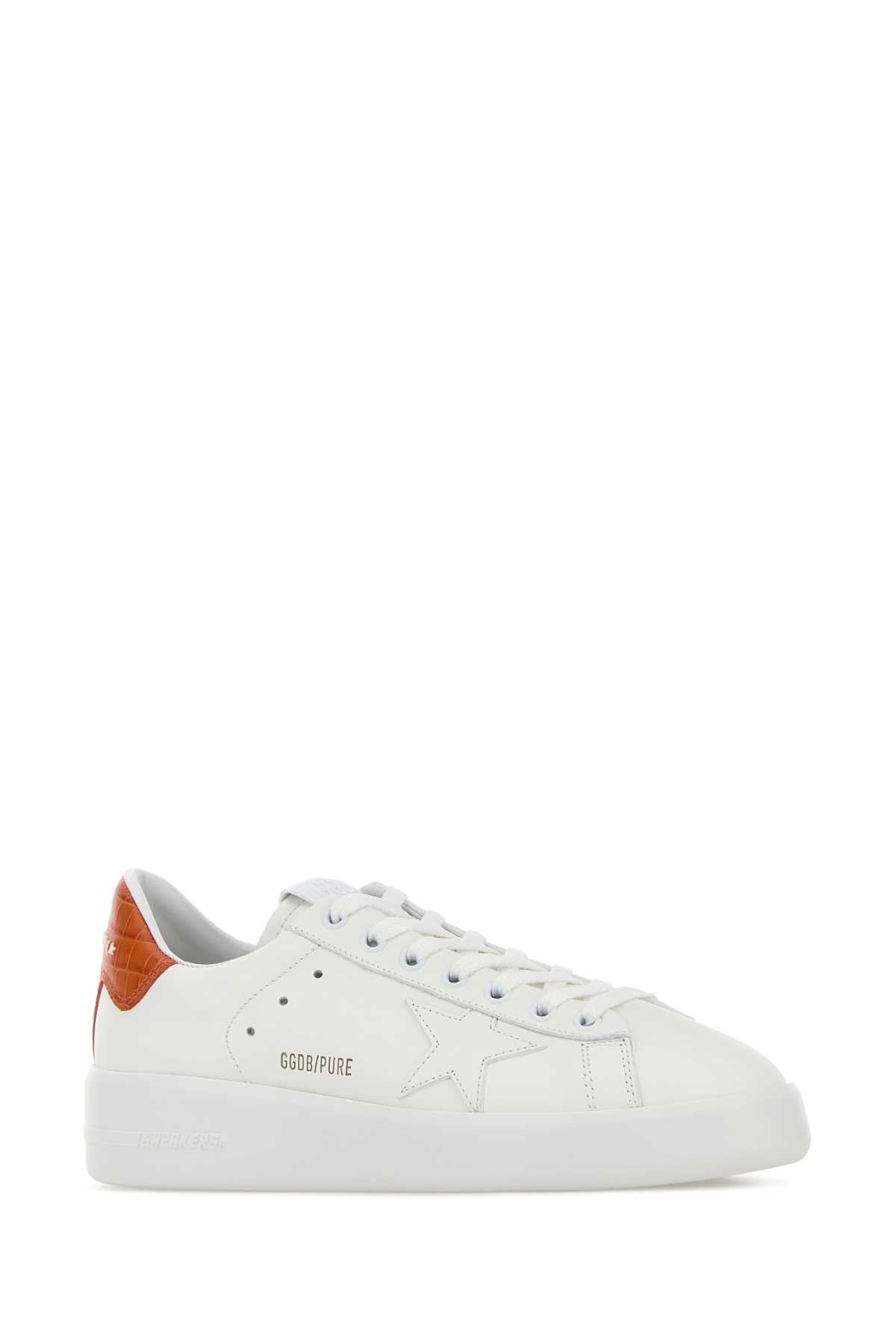 Golden Goose Deluxe Brand Women White Leather Pure New Sneakers GOLDEN GOOSE