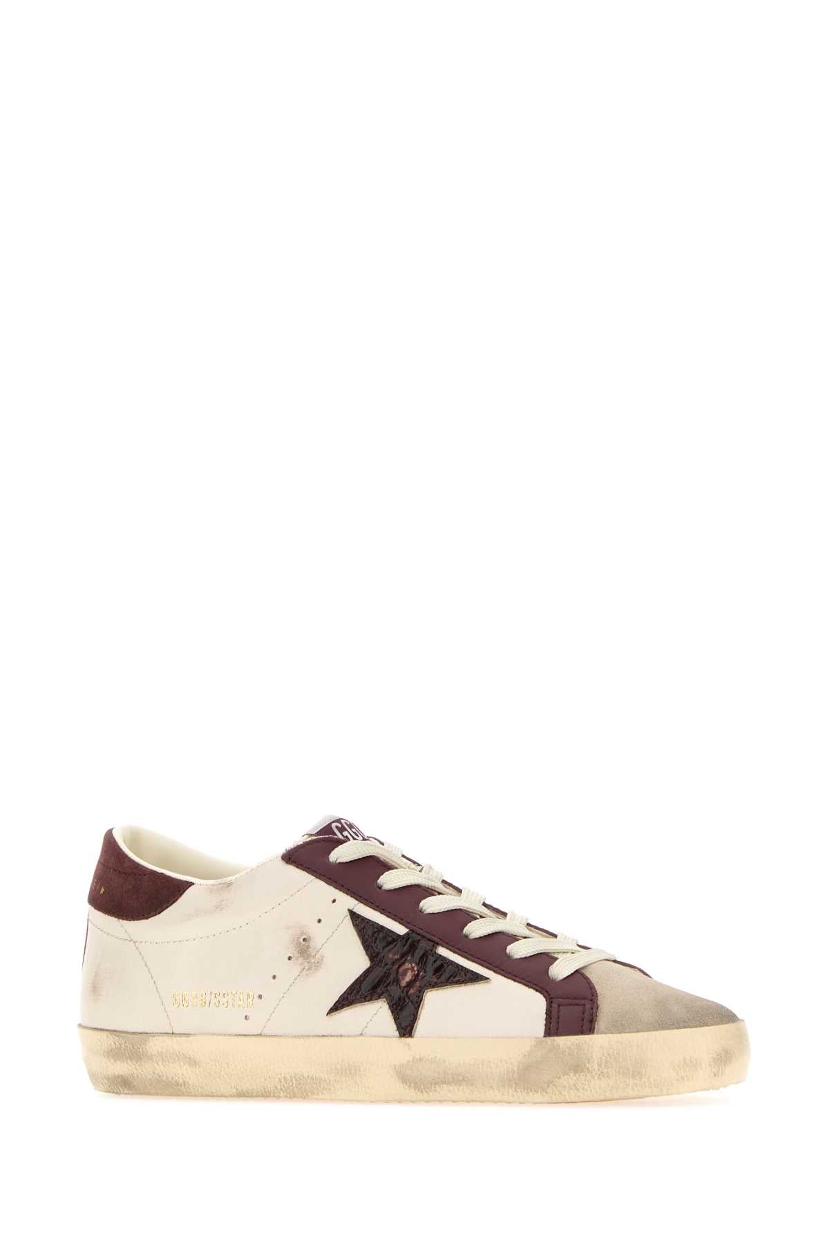 Golden Goose Deluxe Brand Women Ivory Leather Super-Star Sneakers GOLDEN GOOSE